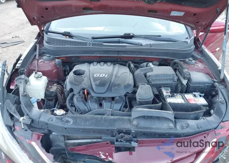 2014 Hyundai Sonata Gls z USA, uszkodzony, nr VIN 5NPEB4AC2EH860802